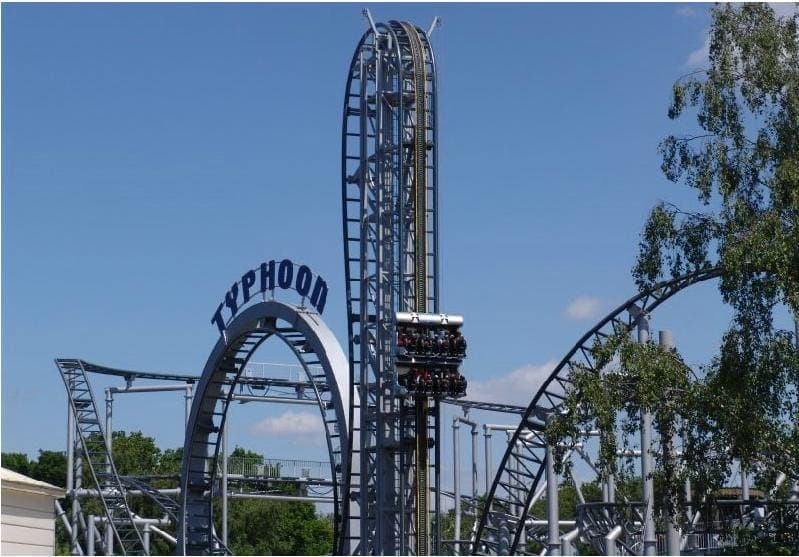 De Typhoon in Bobbejaanland
